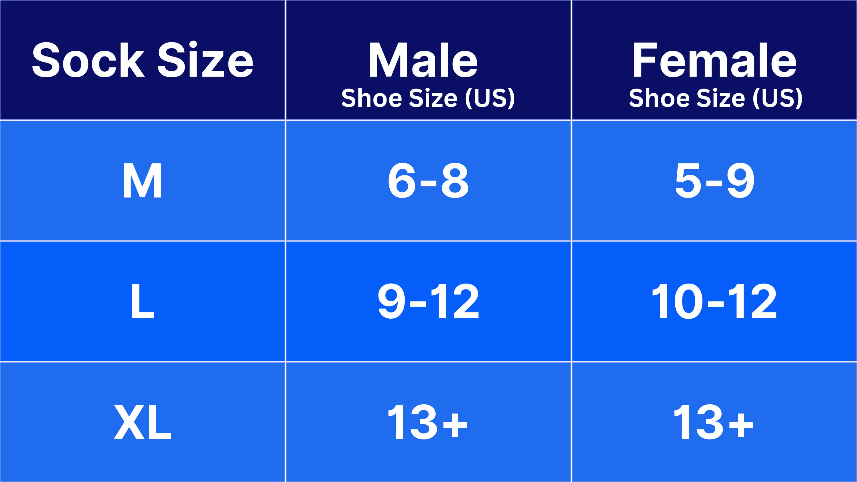 Diabetic Socks Sizing Guide Flexsox